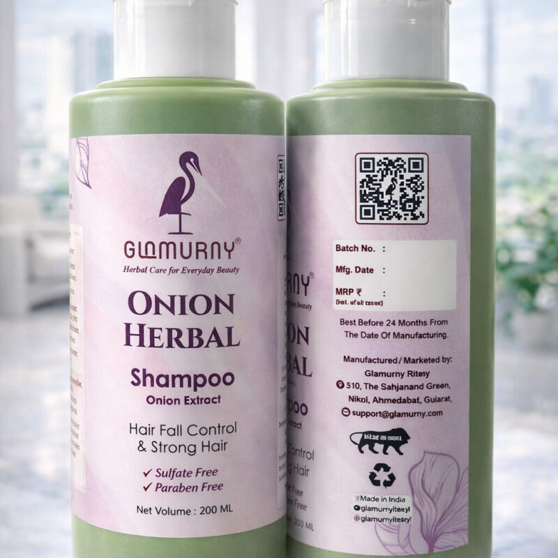 Natural Onion Extract Shampoo for Healthy Hair Care