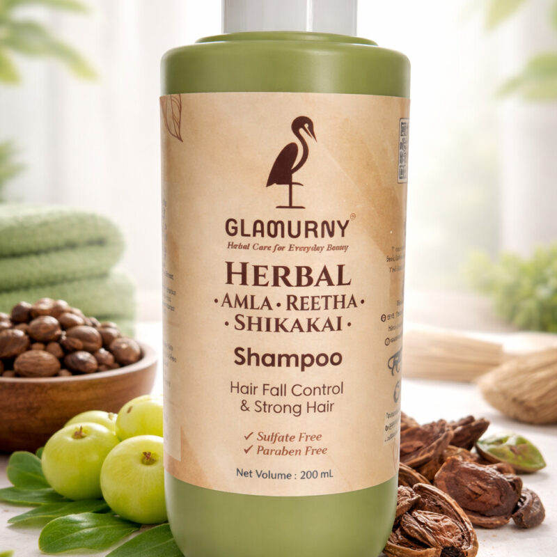 Sulphate and Paraben Free Amla Reetha Shikakai Hair Shampoo