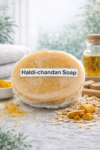 Glamurny Haldi Chandan Soap | Natural & Handmade | Gentle Cleansing Bathing Soap | Sulphate & Paraben Free | For Men & Women - Image 4