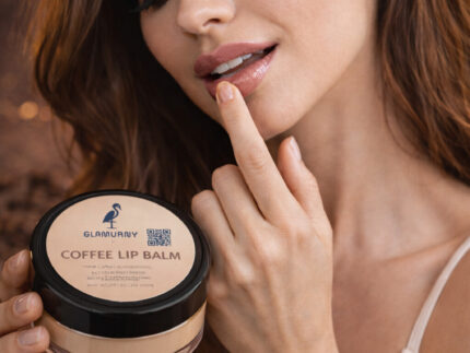 Natural Coffee Lip Balm for Dry and Chapped Lips Care