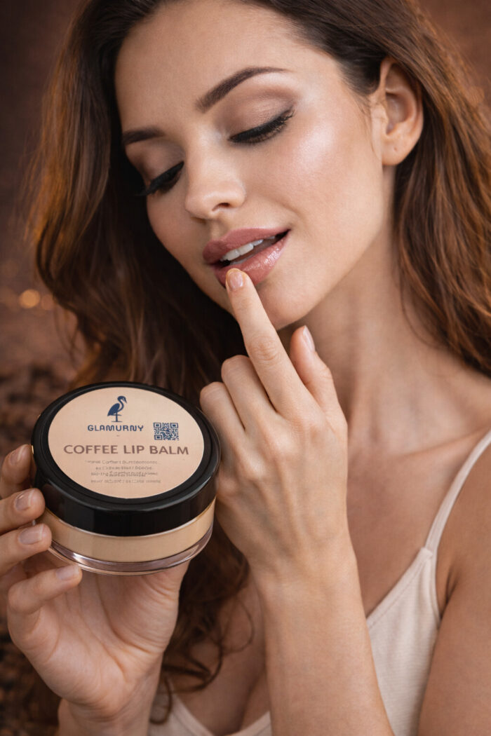 Natural Coffee Lip Balm for Dry and Chapped Lips Care