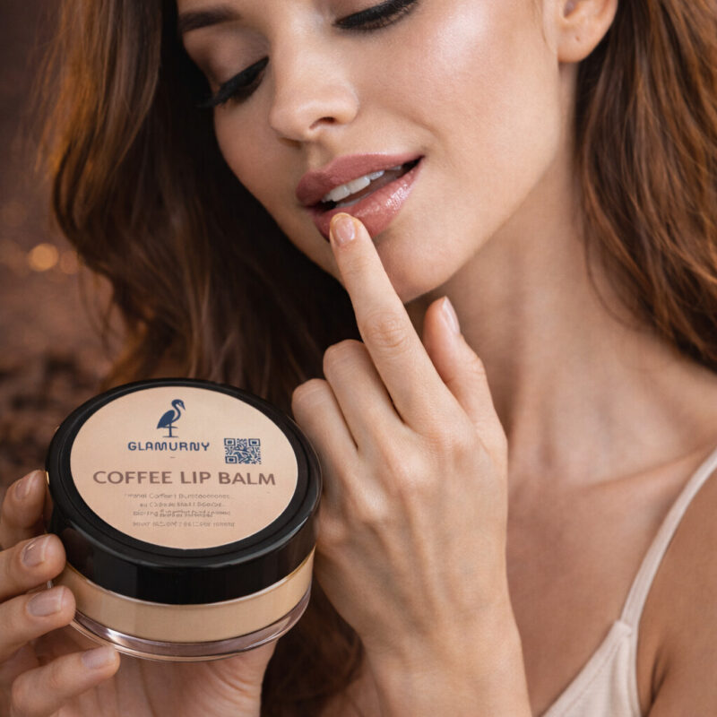 Natural Coffee Lip Balm for Dry and Chapped Lips Care