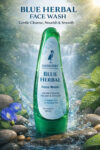 Herbal Blue Face Wash for Removing Dirt Oil and Impurities