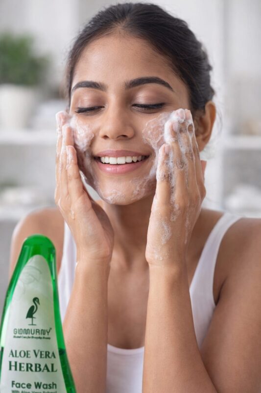 Natural Aloe Vera Face Wash for Clean Fresh and Healthy Skin