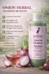Glamurny Herbal Onion Shampoo 200ml & Ubtan Face Wash 100ml Combo | Hair Fall Care & Tan Removal Skincare Kit - Image 4