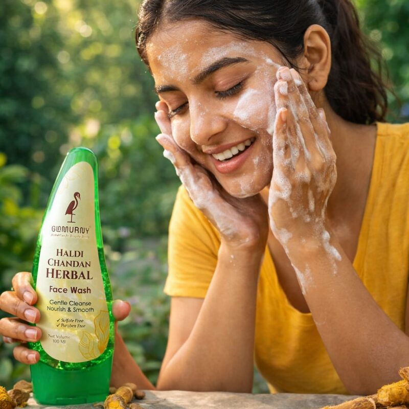 Turmeric Sandalwood Herbal Face Wash for Natural Skin Care