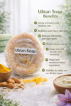 Glamurny Ubtan Soap | Natural & Handmade | Gentle Cleansing Bathing Soap | Sulphate & Paraben Free | For Men & Women - Image 3