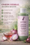 Herbal Onion Shampoo for Strong Smooth and Shiny Hair