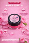 Herbal Rose Lip Balm for Smooth and Hydrated Lips