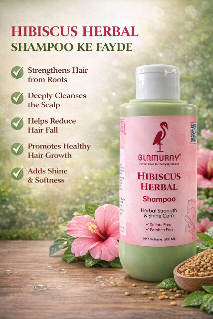 Sulphate and Paraben Free Hibiscus Herbal Shampoo