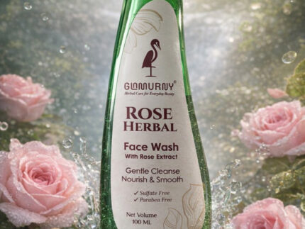 Herbal Rose Face Cleanser for Removing Dirt Oil and Impurities