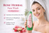 Rose Herbal Face Wash with Rose Extract – Gentle Cleanse & Nourish Skin (100ml) | Glamurny - Image 3