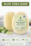 Glamurny Aloe Vera Soap | Natural & Handmade | Gentle Cleansing | Sulphate & Paraben Free | For Men & Women - Image 4