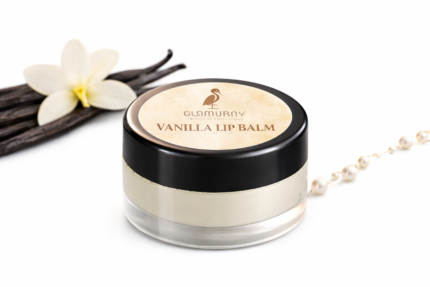 Glamurny Vanilla Herbal Lip Balm for Soft Smooth and Moisturized Lips