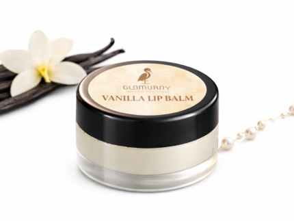 Glamurny Vanilla Herbal Lip Balm for Soft Smooth and Moisturized Lips