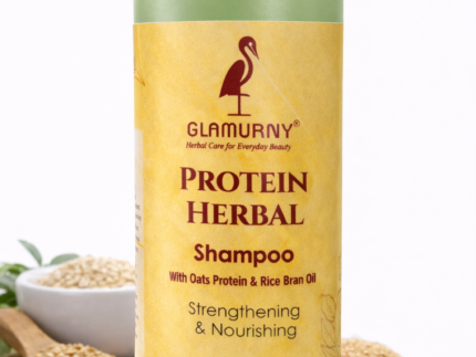 Glamurny Protein Herbal Shampoo with Oats Protein and Rice Bran Oil