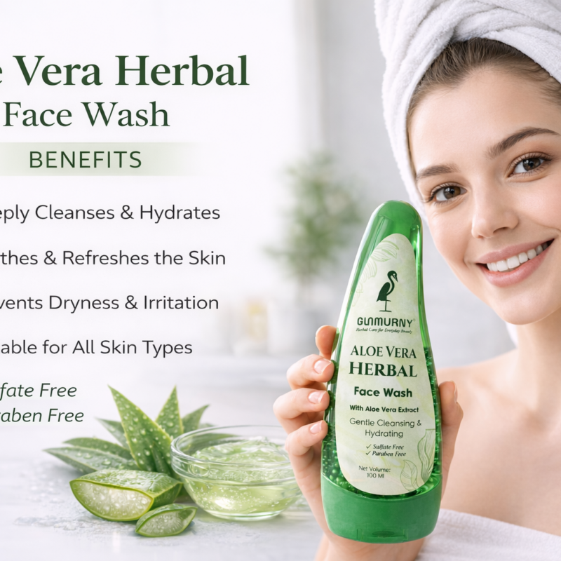 Glamurny Herbal Face Wash Sulfate and Paraben Free