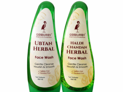 Glamurny Haldi Chandan Herbal Face Wash turmeric sandalwood skincare